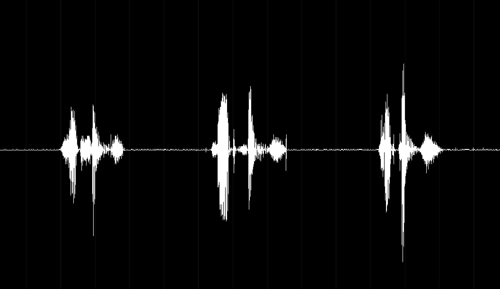 Spectrogram of my voice saying the word headphones